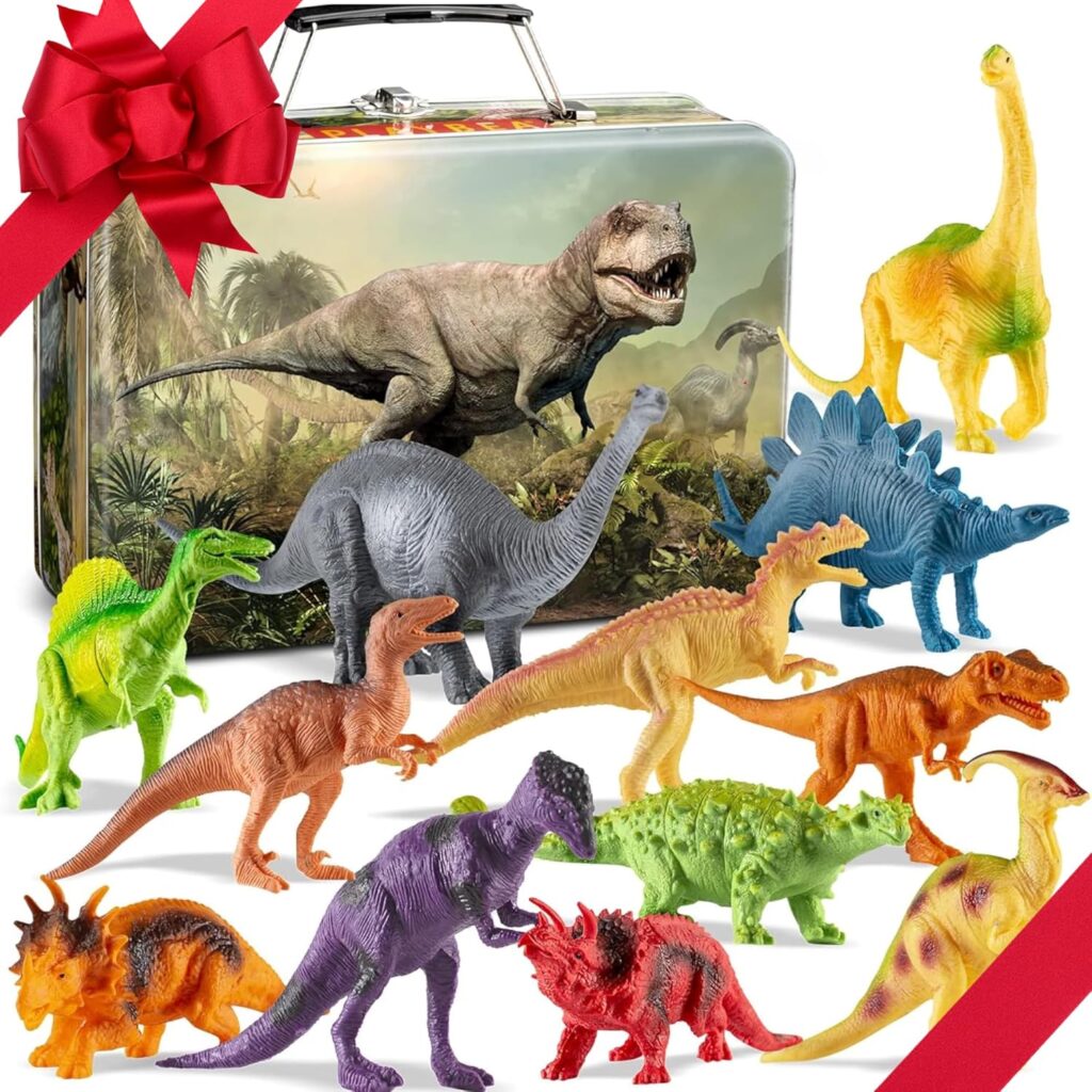 dinosaur toy set image