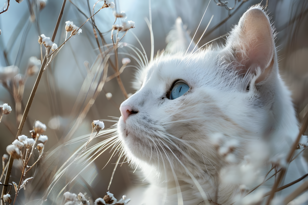 cat in nature