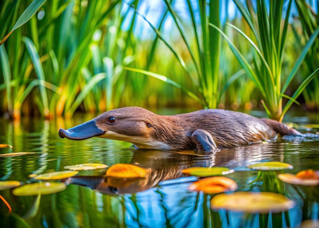 Platypus in nature